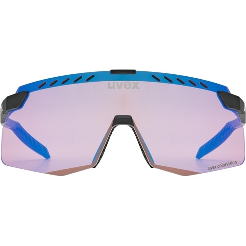 UVEX ( �E�x�b�N�X ) �T���O���X PACE STAGE SMALL CV ( �y�[�X�X�e�[�W �X���[�� �J���[�r�W���� ) �u���b�N�}�b�g (�����Y�F�~���[�u���[)