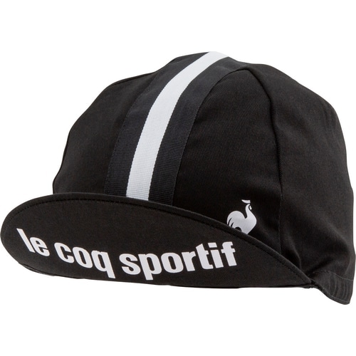 Le coq sportif ( ルコックスポルティフ ) キャップ ベーシックサイクリングキャップ ブラック M-L