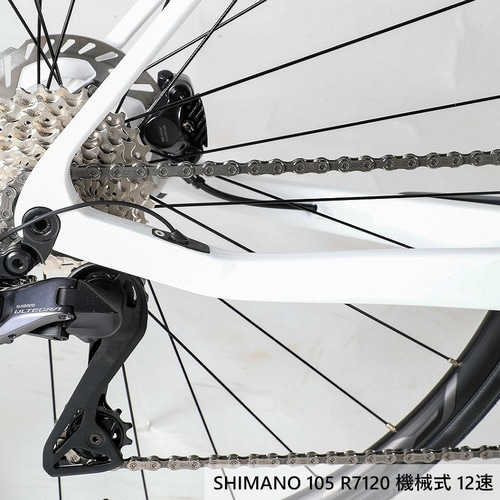 CORRATEC ( コラテック ) ロードバイク R.T.CARBON ( RT カーボン ) 105 Mech R7120 / WH-RS171 ホワイト/ネイビー 47 (身長目安155cm前後)