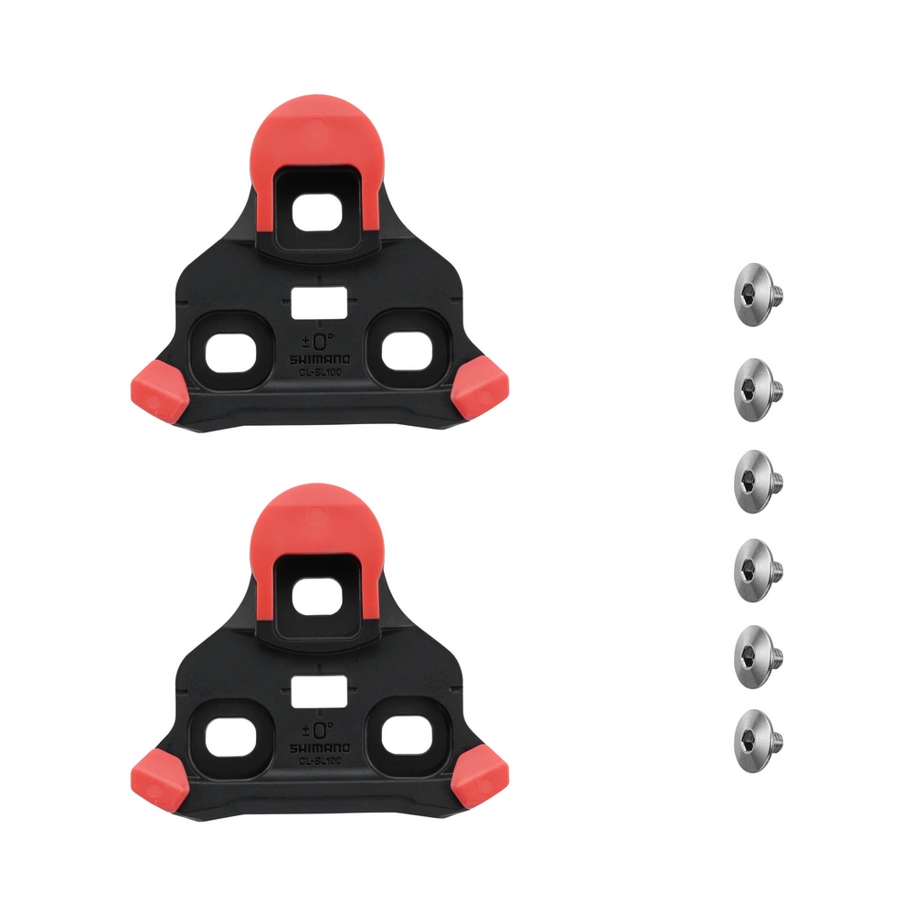 SHIMANO ( シマノ ) クリート CL-SL100 SPD-SLR CLEAT レッド フロート角±0°