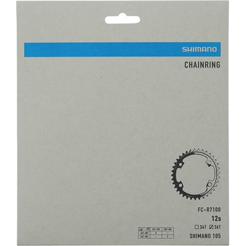 SHIMANO SMALL ( シマノ ) チェーンリング FC-R7100 チェーンリング 36T-NH(52-36T用)