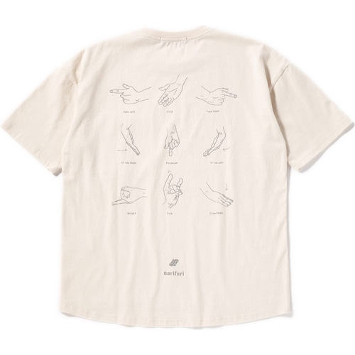 Nari-Furi ( ナリフリ ) Tシャツ・カジュアルウェア NANOTEC (ナノテック) 制菌ポケット Tシャツ エクリュ ( 生成色 ) L