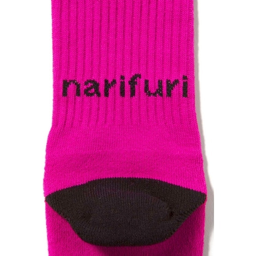 Nari-Furi ( ナリフリ ) ソックス マルチテッククルーソックス ピンク 25-27cm