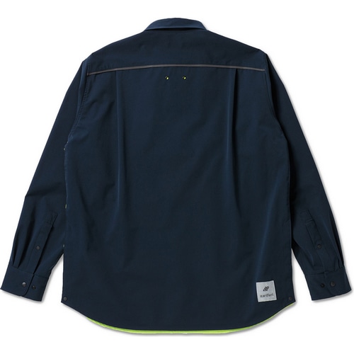 Nari-Furi ( ナリフリ ) Tシャツ・カジュアルウェア UPR ベンチレーションシャツ ネイビー M