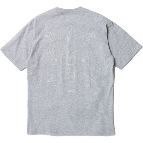 Nari-Furi ( ナリフリ ) Tシャツ・カジュアルウェア narifuri × TAION パッカブルTシャツ ヘザーライトグレー L