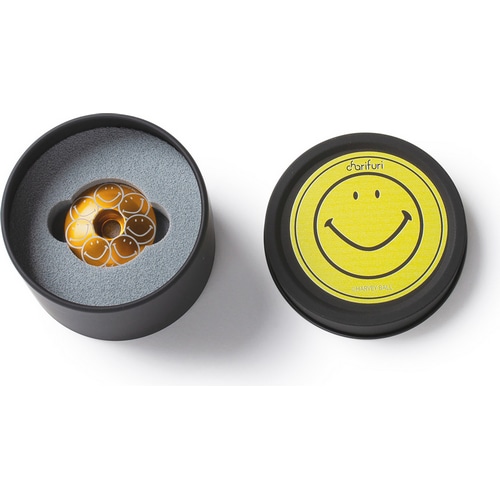 Nari-Furi ( ナリフリ ) ヘッドトップキャップ・アンカー narifuri × SMILEY FACE スマイリーフェイス ステムキャップ ブラック フリーサイズ