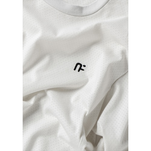 Nari-Furi ( ナリフリ ) Tシャツ・カジュアルウェア マルチテックメッシュTシャツ シルバーグレー M