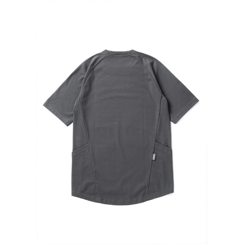 Nari-Furi ( ナリフリ ) Tシャツ・カジュアルウェア マルチテックメッシュTシャツ チャコール L