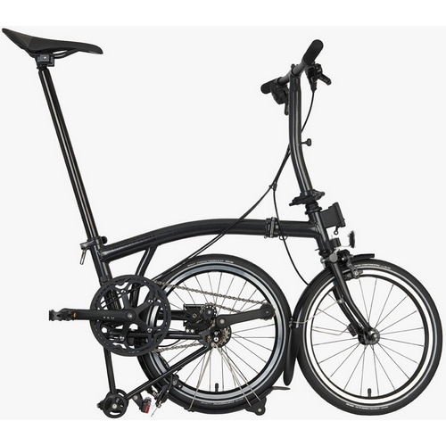 BROMPTON ( ブロンプトン ) 折りたたみ自転車 P Line Low ( P ライン ロー ) S4L Fizik Aliante ミッドナイト ブラック メタリック YSオリジナル輪行バッグプレゼント