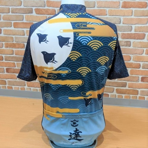 PEARL-IZUMI ( パールイズミ ) 半袖ジャージ YS621-B-9 プリント ジャージ 大浪に千鳥 S