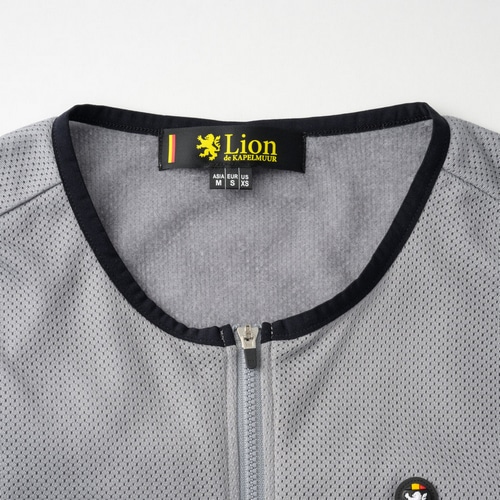 KAPELMUUR ( カペルミュール ) ベスト・ジレ Octa 裏起毛メッシュベスト グレー M