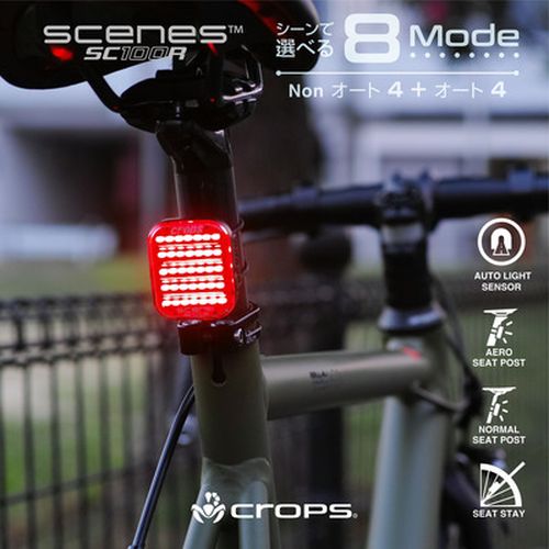 CROPS ( �N���b�v�X ) �e�[�����C�g SCENES SC100R �u���b�N�X�P���g��