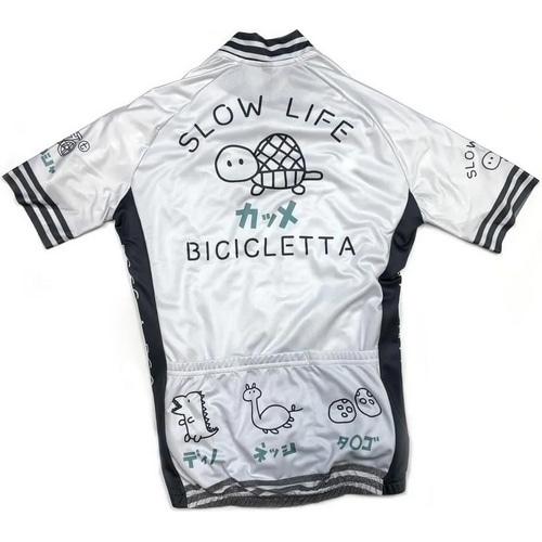 7-ITA ( セブンアイティエー ) 半袖ジャージ ITALIANO KAME LADY JERSEY ( イタリアーノ カメ レディース ジャージ ) オフホワイト XS レディース