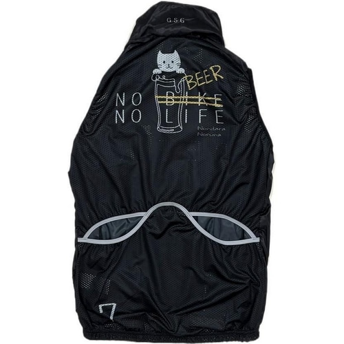 7-ITA ( �Z�u���A�C�e�B�G�[ ) �x�X�g�E�W�� No Beer No Life Gilet ( �m�[�r�A �m�[���C�t �W�� ) �`���R�[�� L