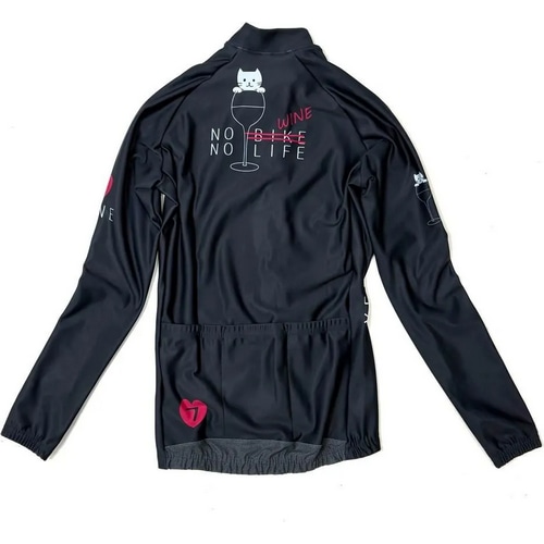 7-ITA ( ZuACeBG[ ) W[W No Wine No Life Lady LS Jersey ( m[C m[Ct fB OX[u W[W ) `R[ M fB[X