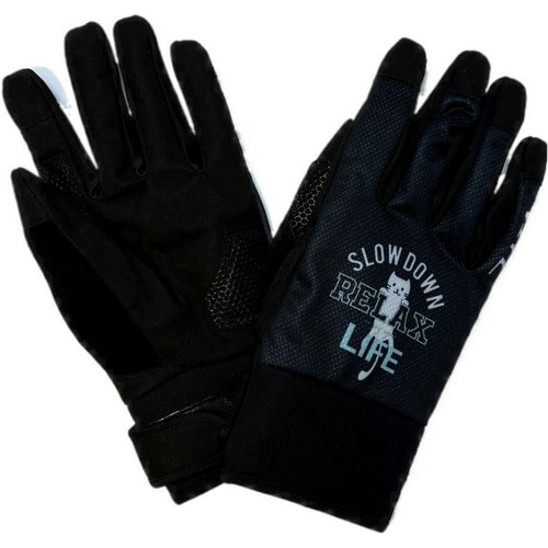 7-ITA ( ZuACeBG[ ) EB^[O[u Relax Cat Winter Gloves ( bNX Lbg EC^[ O[u ) ubN L