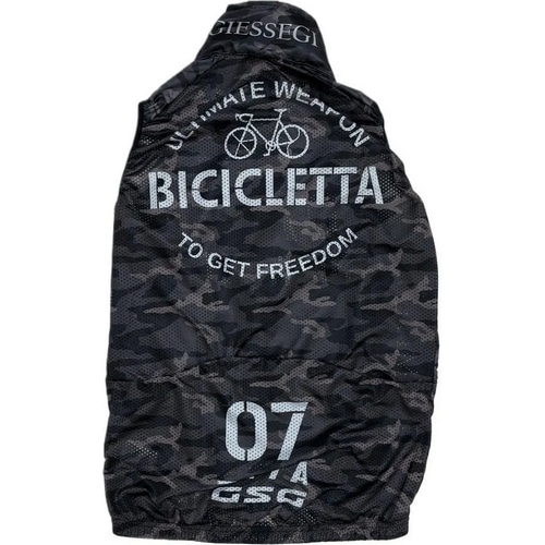 7-ITA ( �Z�u���A�C�e�B�G�[ ) �x�X�g�E�W�� BOMBER GILET ( �{���o�[ �W�� ) �u���b�N �J�� M