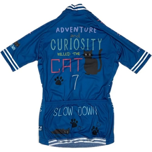 7-ITA ( �Z�u���A�C�e�B�G�[ ) �����W���[�W CURIOSITY CAT LADY JERSEY ( �L�����I�V�e�B �L���b�g ���f�B�[�X �W���[�W ) �l�C�r�[ M ���f�B�[�X