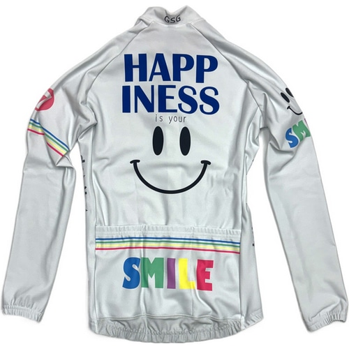 7-ITA ( セブンアイティエー ) 長袖ジャージ YMMS LADY LS JERSEY ( ユーメイクミースマイル レディースロングスリーブジャージ ) オフホワイト S レディース