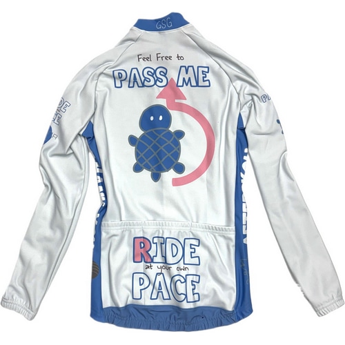 7-ITA ( セブンアイティエー ) 長袖ジャージ PASS ME TURTLE LADY LS JERSEY ( パスミー タートル レディースロングスリーブジャージ ) オフホワイト S レディース