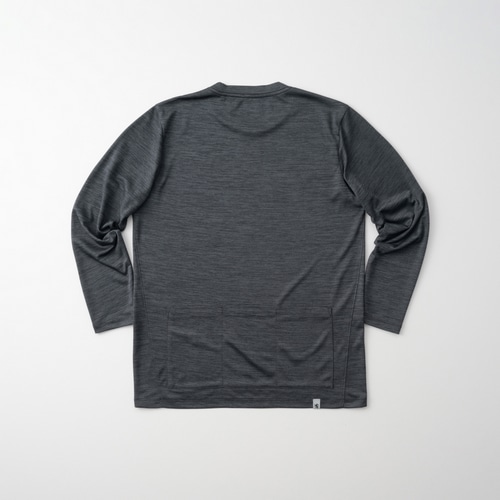 KAPELMUUR ( カペルミュール ) Tシャツ・カジュアルウェア ドライ長袖Tシャツ クランクセット チャコールグレー L