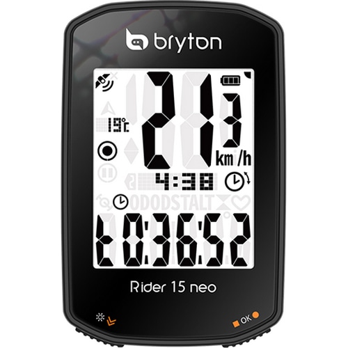 BRYTON ( ブライトン ) サイクルコンピューター_本体 RIDER 15 NEO C + アウトフロントマウント セット商品