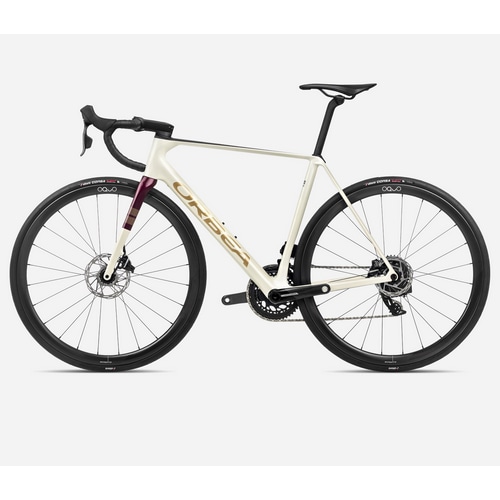 ORBEA ( オルベア ) ロードバイク ORCA M21eTEAM PWR ( オルカ M21eTEAM PWR ) ホワイト/バーガンディ 47 ( 適正身長155-160cm前後 )