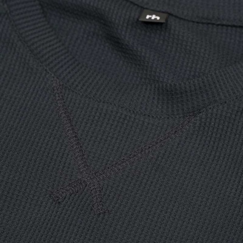 rin project ( リンプロジェクト ) Tシャツ・カジュアルウェア ワッフルT ブラック S