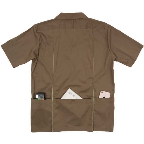 rin project ( リンプロジェクト ) Tシャツ・カジュアルウェア ボウリングシャツ モカ S