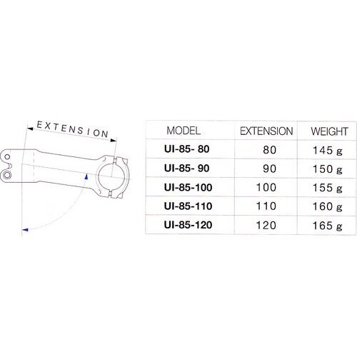 NITTO ( �j�b�g�[ ) �X�e�� UI-85EX �X�e�� �V���o�[ 110mm/��26.0