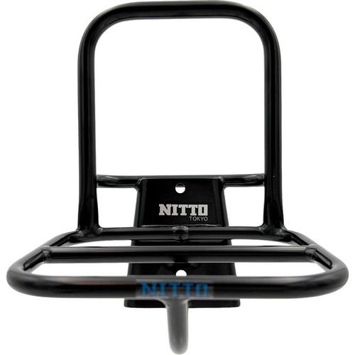 NITTO ( ニットー ) 前キャリア BM-13F ミニベロフロントキャリア ブラック BROMPTON フロントキャリアブロック互換
