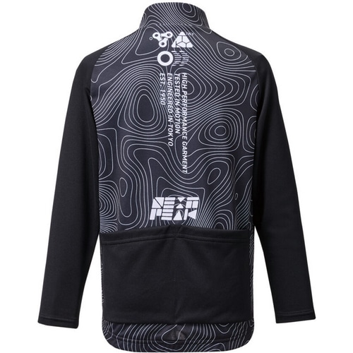PEARL-IZUMI ( パールイズミ ) 長袖ジャージ K3455-BL キッズ プリント ジャージ パールブラック 120