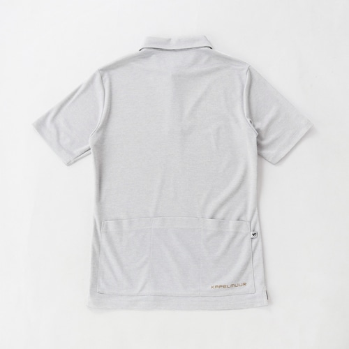 KAPELMUUR ( カペルミュール ) Tシャツ・カジュアルウェア 半袖ドライポロシャツ ゴールドライオン ライトグレー L