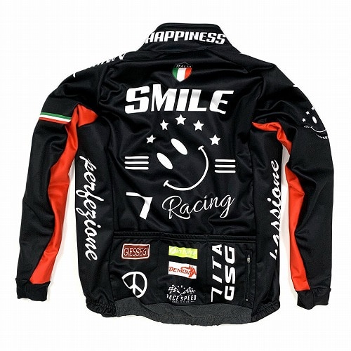 7-ITA ( セブンアイティエー ) ウィンタージャケット RACING SMILE ( レーシング スマイル ) ジャケット ブラック 2XL