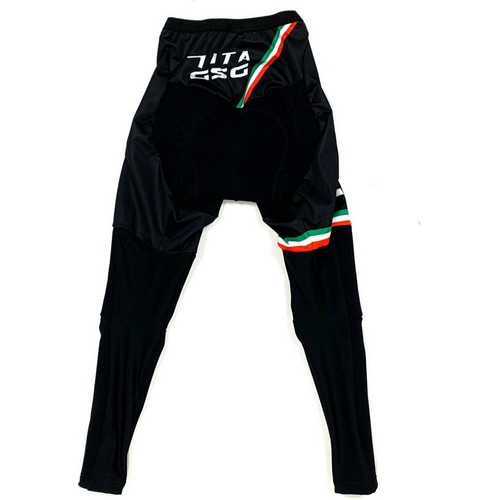 7-ITA ( セブンアイティエー ) タイツ VAPOUR WINTER TIGHTS( ウェイパー ウィンター タイツ ) ブラック / ホワイト XL