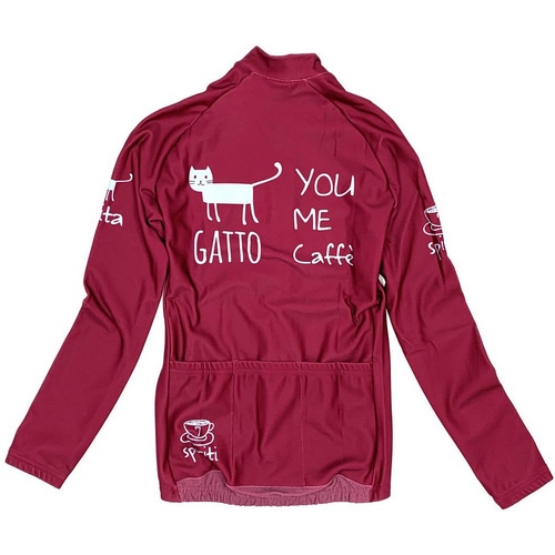 7-ITA ( セブンアイティエー ) YOU ME CAT LADY ( ユメキャットレディー ) 長袖ジャージ レッド S レディース