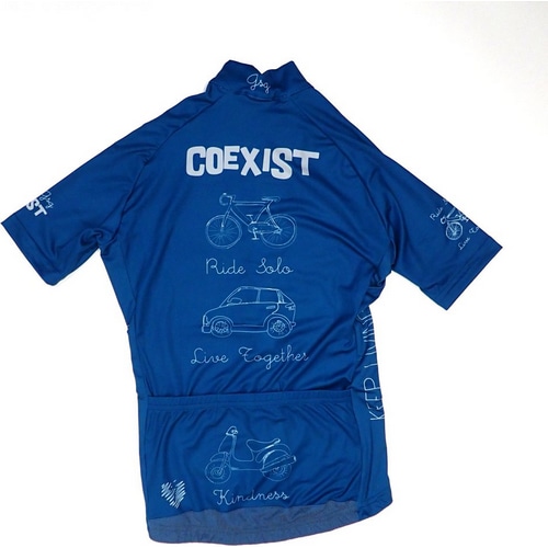 7-ITA ( セブンアイティエー ) 半袖ジャージ COEXIST JERSEY ( コイグジスト ジャージ ) ネイビー M