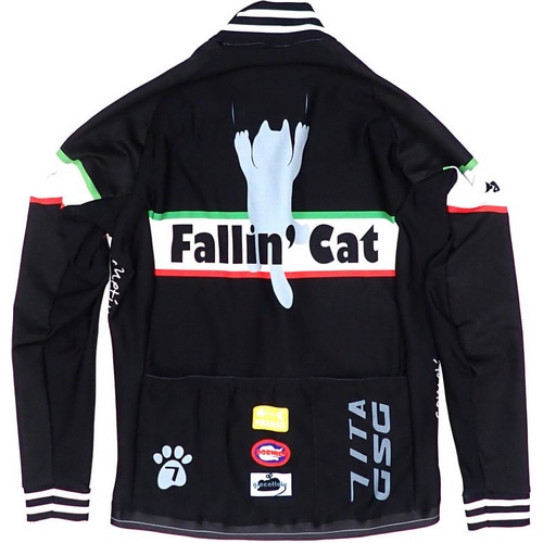 7-ITA ( セブンアイティエー ) ウィンドブレーカー FALLIN CAT WIND JKT ( フォーリンキャット ウィンドジャケット )  ブラック L | 自転車・パーツ・ウェア通販 | ワイズロードオンライン