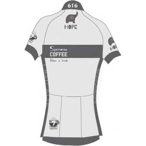 7-ITA ( セブンアイティエー ) 半袖ジャージ HOPE CAFE LADY JERSEY ( ホープ カフェ レディー ジャージ ) グレー XS レディース