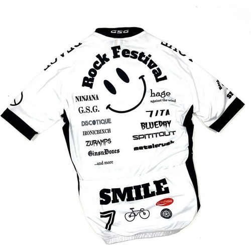 7-ITA ( セブンアイティエー ) 半袖ジャージ FES SMILE SP JERSEY ( フェス スマイル エスピー ジャージ ) ホワイト S