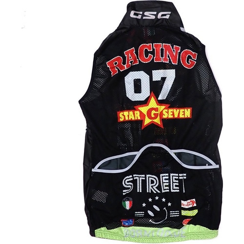 7-ITA ( セブンアイティエー ) ベスト・ジレ RACE SMILE GILET ( レーススマイル ジレ ) ブラック S