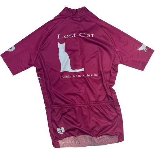7-ITA ( セブンアイティエー ) 半袖ジャージ 10TH LOST CAT LADY JERSEY ( 10TH ロスト キャット レディース ジャージ ) ワインレッド S レディース