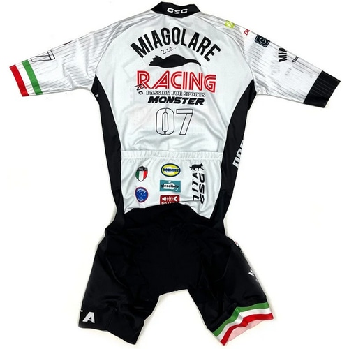 7-ITA ( セブンアイティエー ) ワンピースジャージ MIAGOLARE RACE SUIT ホワイト S