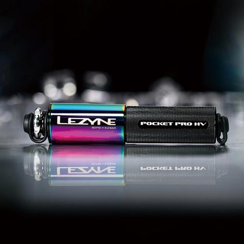 LEZYNE ( レザイン ) 携帯用ポンプ POCKET DRIVE PRO HV ( ポケット ドライブ プロ ) ネオメタリック/ブラック