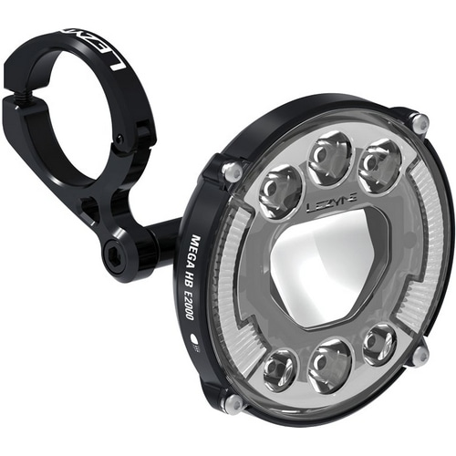 LEZYNE ( ���U�C�� ) �t�����g���C�g E-BIKE MEGA HB StVZO E2000 ( E-BIKE ���K HB StVZO E2000 ) �u���b�N