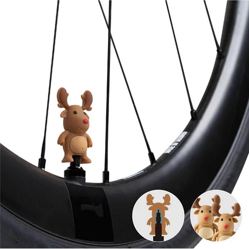 BONE ( ボーン ) バルブキャップ キャラクターバルブキャップ MR.DEER/シカ