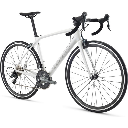 GIANT ( ジャイアント ) ロードバイク TCR ADVANCED 3 KOM Gen9 Rim Brake ( TCR アドヴァンスド 3 KOM 第9世代 リムブレーキ ) クリスタルホワイト 445S (身長目安170cm前後)