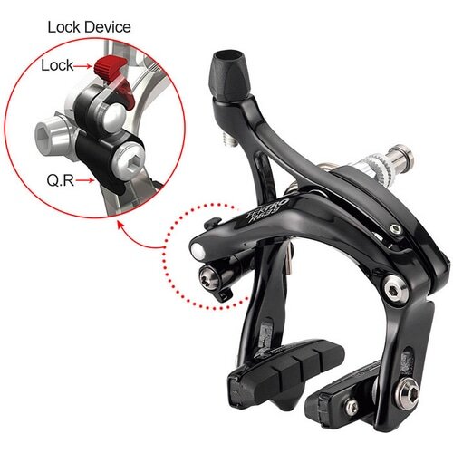 TEKTRO ( テクトロ ) キャリパーブレーキ本体 R539 ブラック フロント用