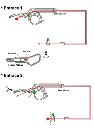 KIND SHOCK ( カインドショック ) シートポストパーツ リモートレバー SOUTHPAW ALLOY ブラック