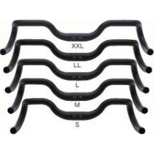 DixnaCross ( ディズナクロス ) ロードバイク用ハンドルバー(ドロップハンドルバー) ニーザー 2 ハンドル サンド シルバー S ( 380/440mm )